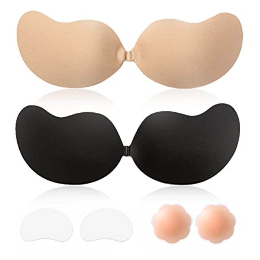 Push Up Bra Silicone - Sticky Bra Backless Adhesive Strapless Invisible