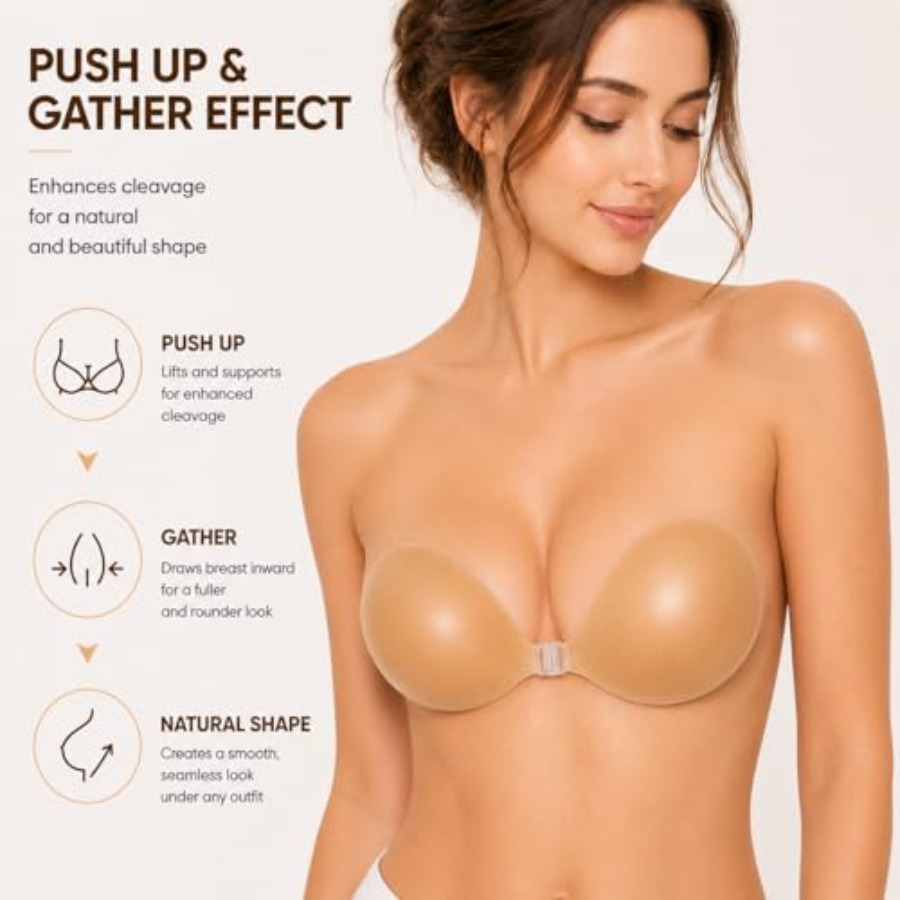 Hasimor Sticky Bra Ultra Thin  - Push Up Bra Silicone recension och pris