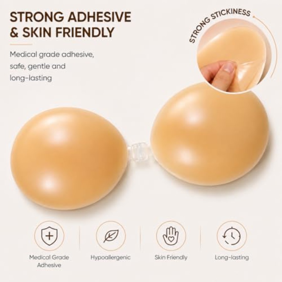 Hasimor Sticky Bra Ultra Thin  - Push Up Bra Silicone recension och pris