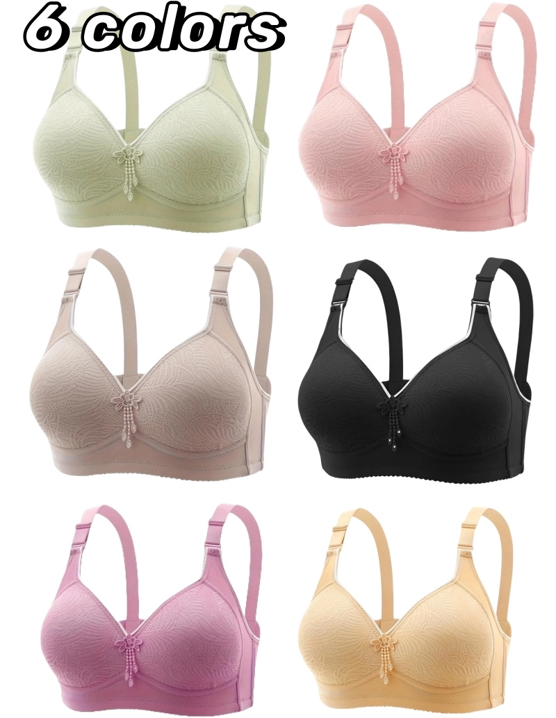 1pc Women's Seamless Wireless  - Full Coverage Bra recension och pris