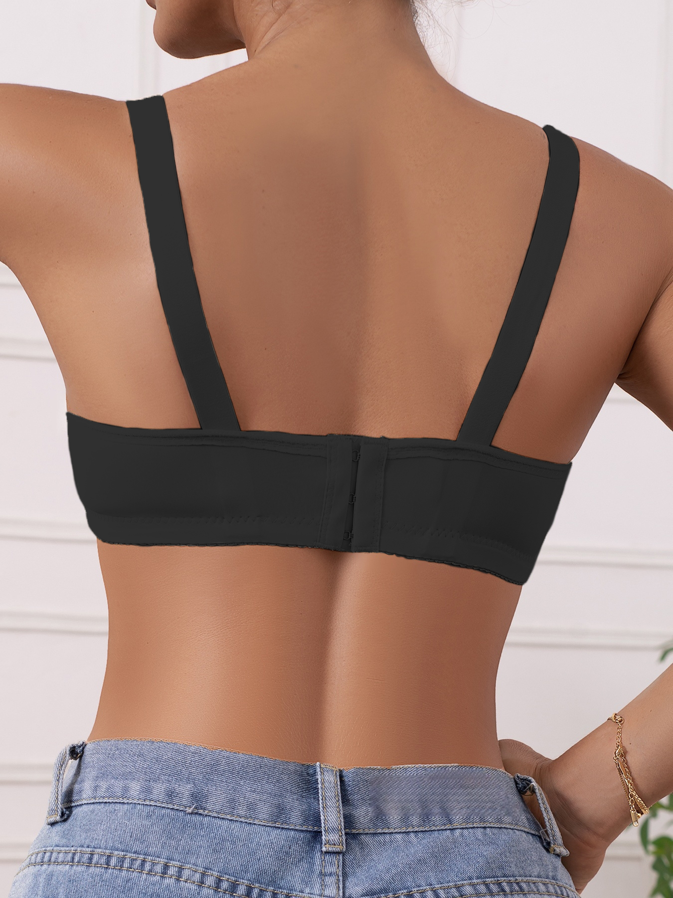 1pc Women's Seamless Wireless  - Full Coverage Bra recension och pris
