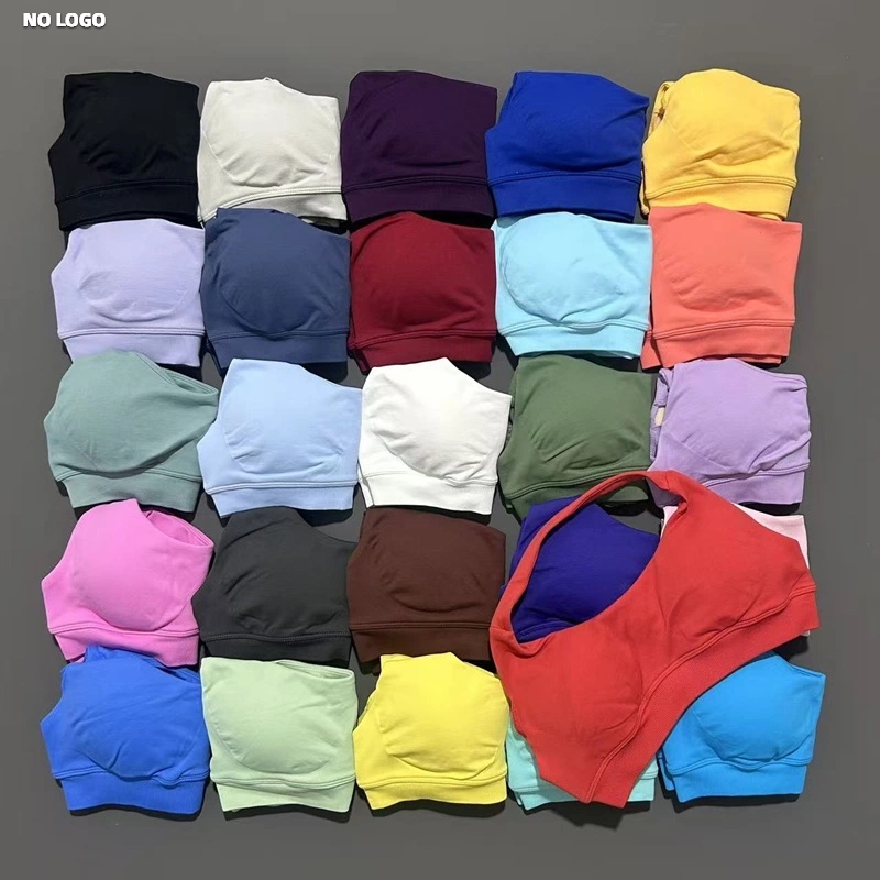 No Logo Sports Bra Women Seaml - Underwire Bra Padded recension och pris