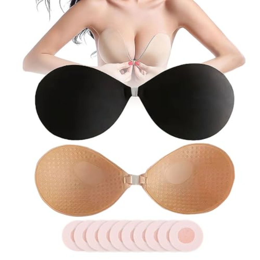 Hasimor 2 PCS Strapless Adhesi - Push Up Bra Silicone recension och pris