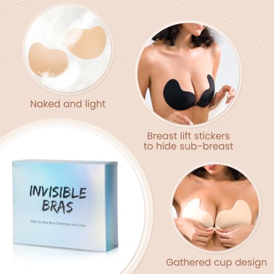 Sticky Bra Backless Adhesive S - Push Up Bra Silicone recension och pris