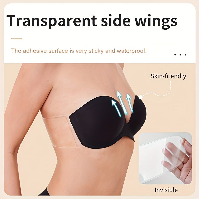 Strapless Seamless Invisible S - Push Up Bra Silicone recension och pris