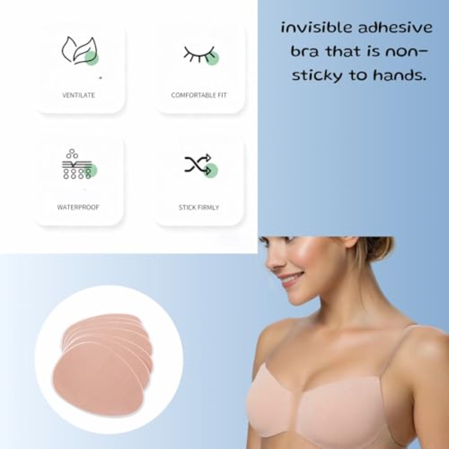 Plus Size Invisible Adhesive S - Strapless Bra Adhesive recension och pris