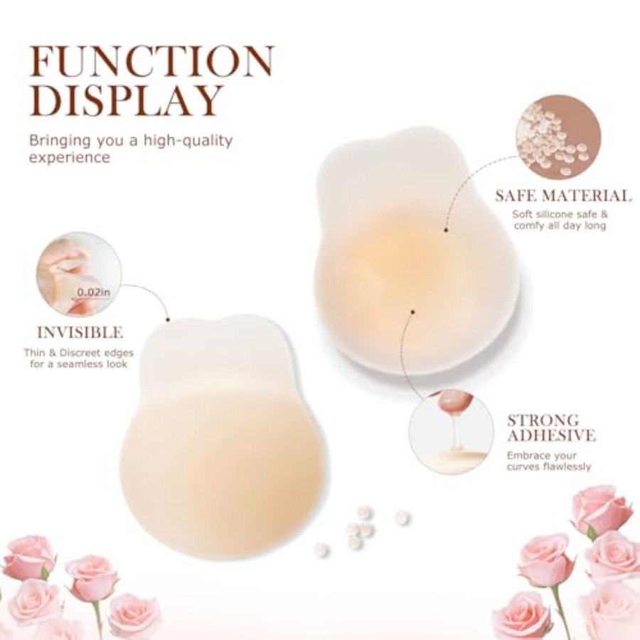 Zacca Sticky Bra for Women, Ad - Push Up Bra Silicone recension och pris