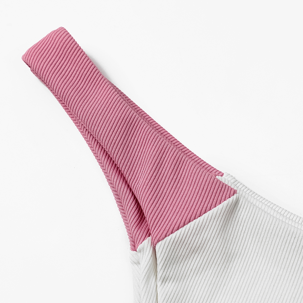 ZTVitality Ribbed Splicing Sex - Underwire Bra Padded recension och pris