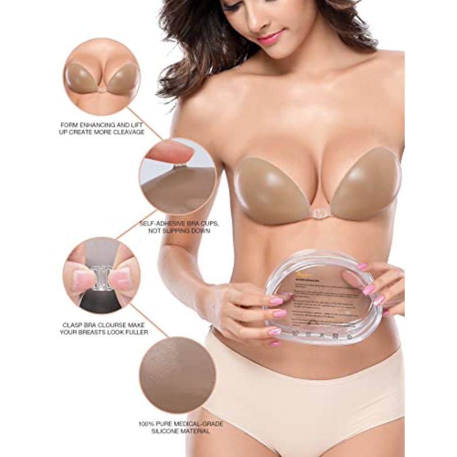 Wingslove Sticky Adhesive Bra  - Push Up Bra Silicone recension och pris