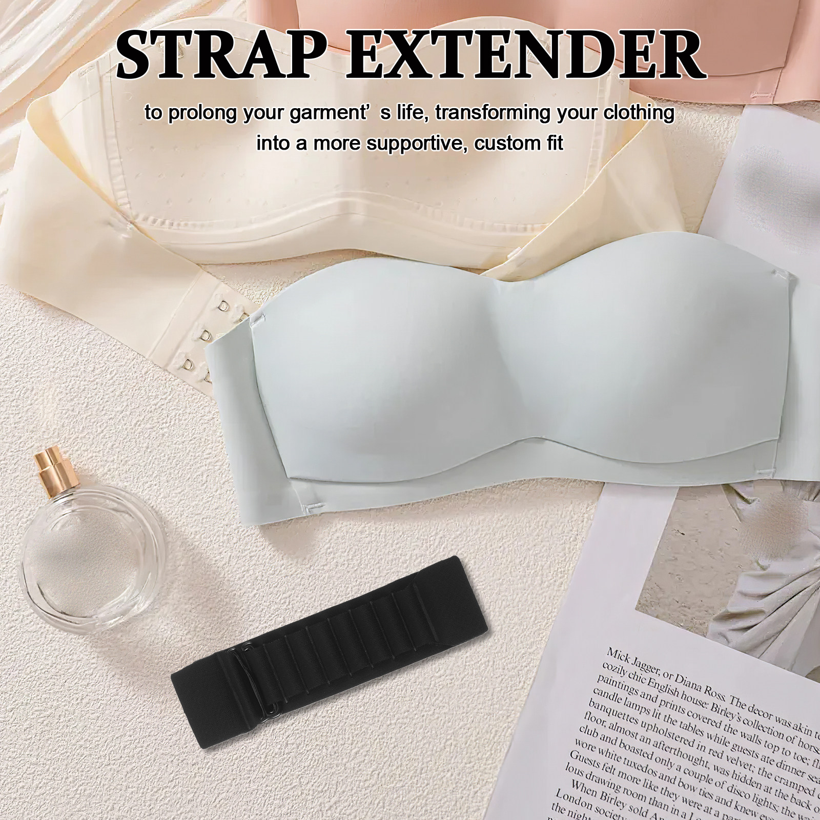 6Pcs Bra Strap Extender Clips  - Sports Bra Racerback recension och pris